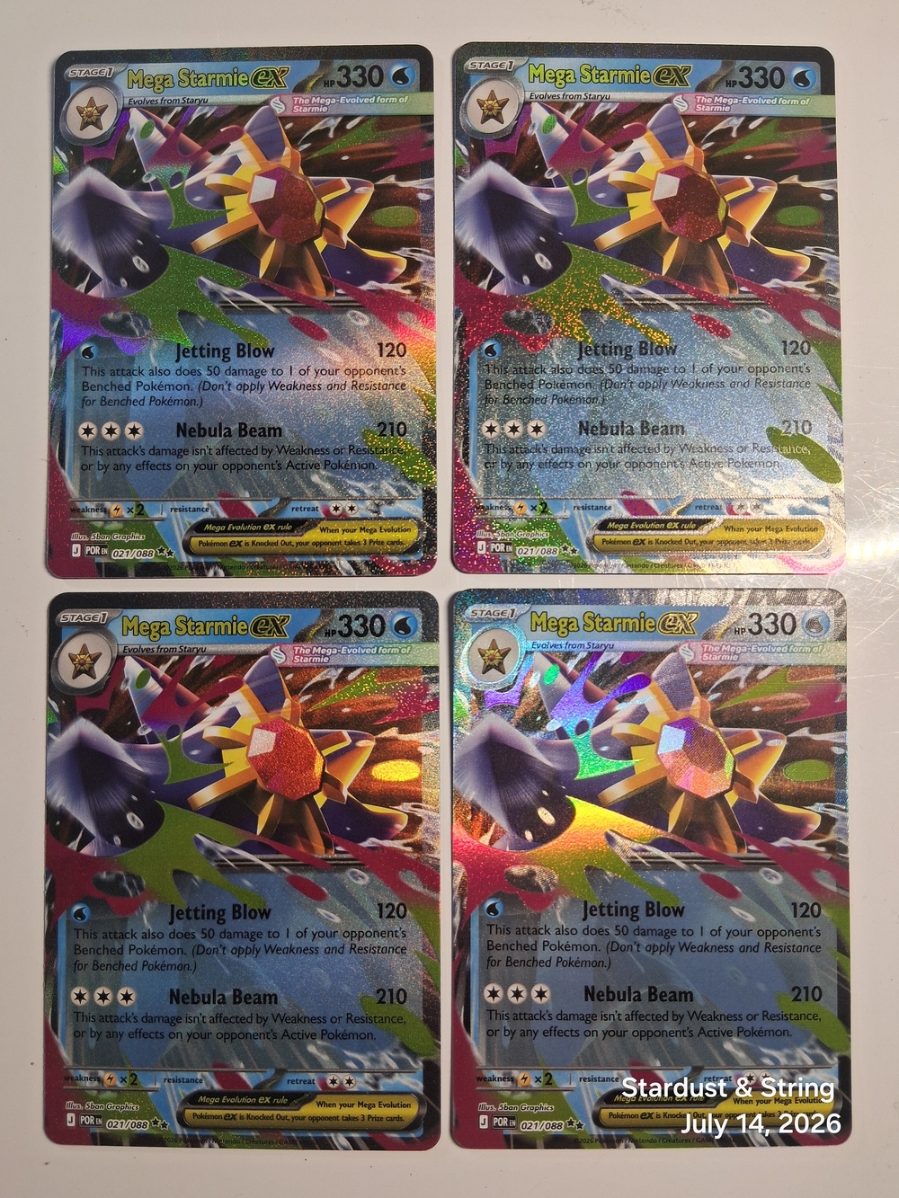 Pokemon Card Lot 12pc Mega Greninja Ex Mega Starmie Ex Lapras Ex Milotic Ex NM - Picture 4 of 6